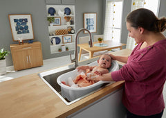 Fisher-Price Baby Bañera para Bebés con Soporte para Cabeza y Espalda