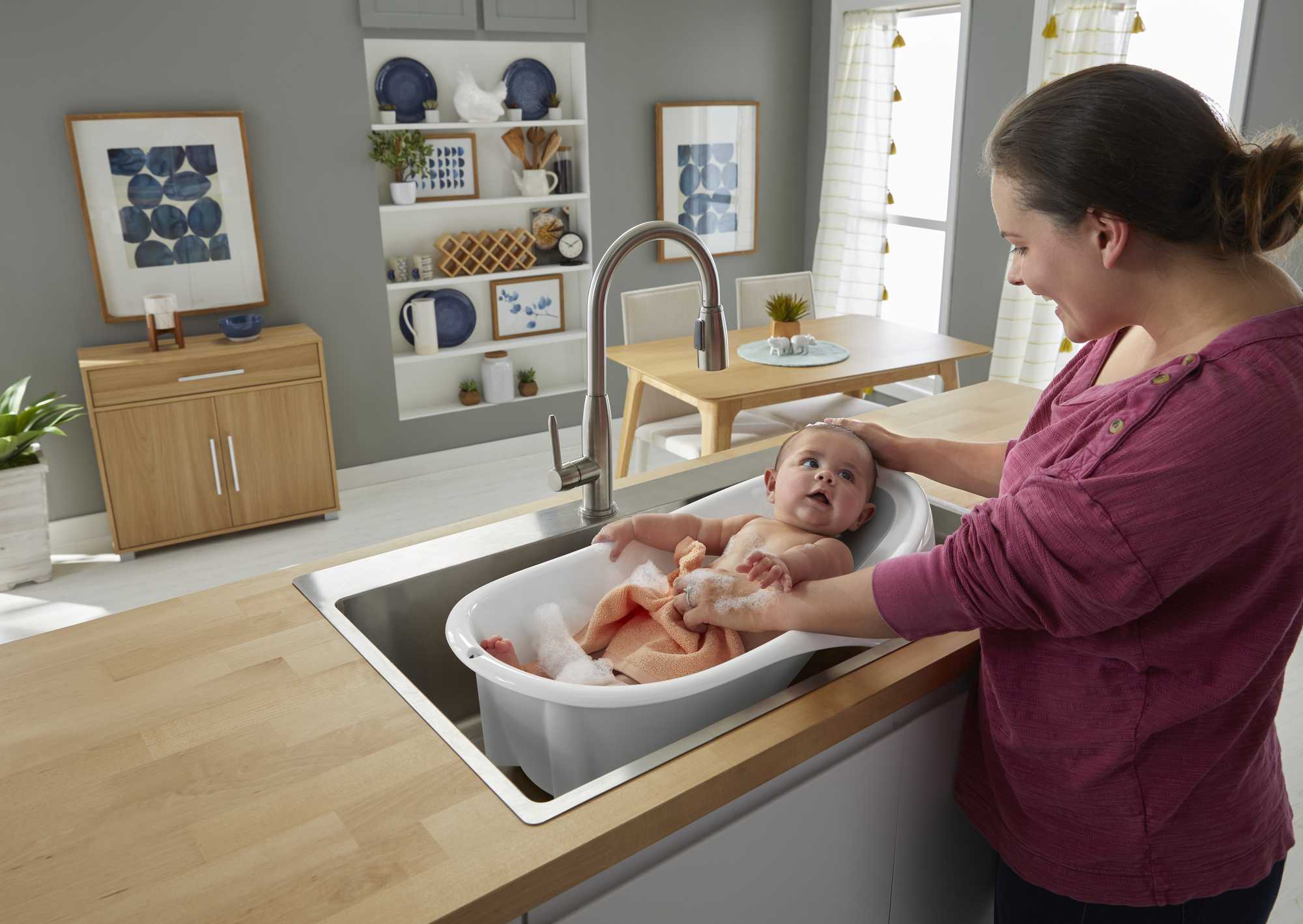 Fisher-Price Baby Banheira para Bebês com Apoio de Cabeça e Costas