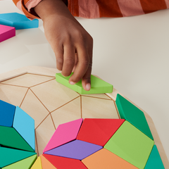 Fisher-Price Juguete para Bebés Rompecabezas Geométrico Mandala de Madera