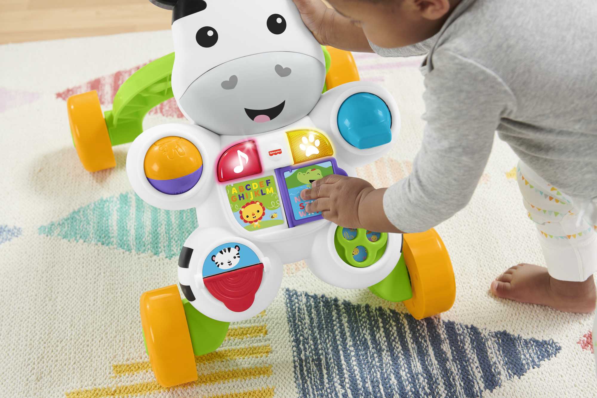 Fisher-Price Brinquedo para Bebês Apoiador Zebra